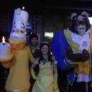Amazing Homemade Beauty and the Beast Group Costume