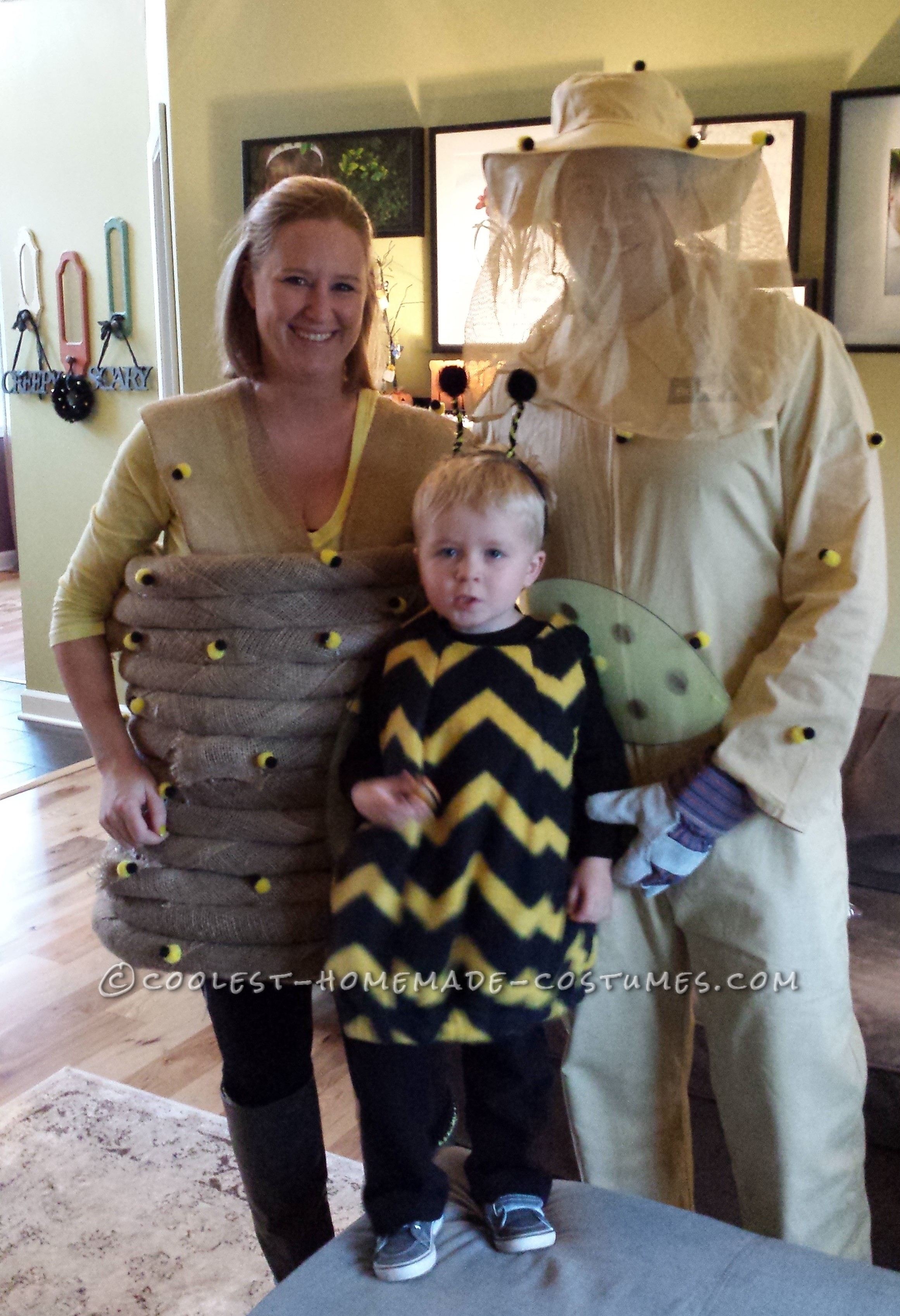 Cute Bee-Themed Family Costume