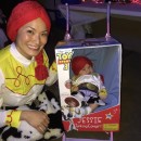 Cool Mom and Baby Costume: Toy Story Jessie Doll in Box Costume