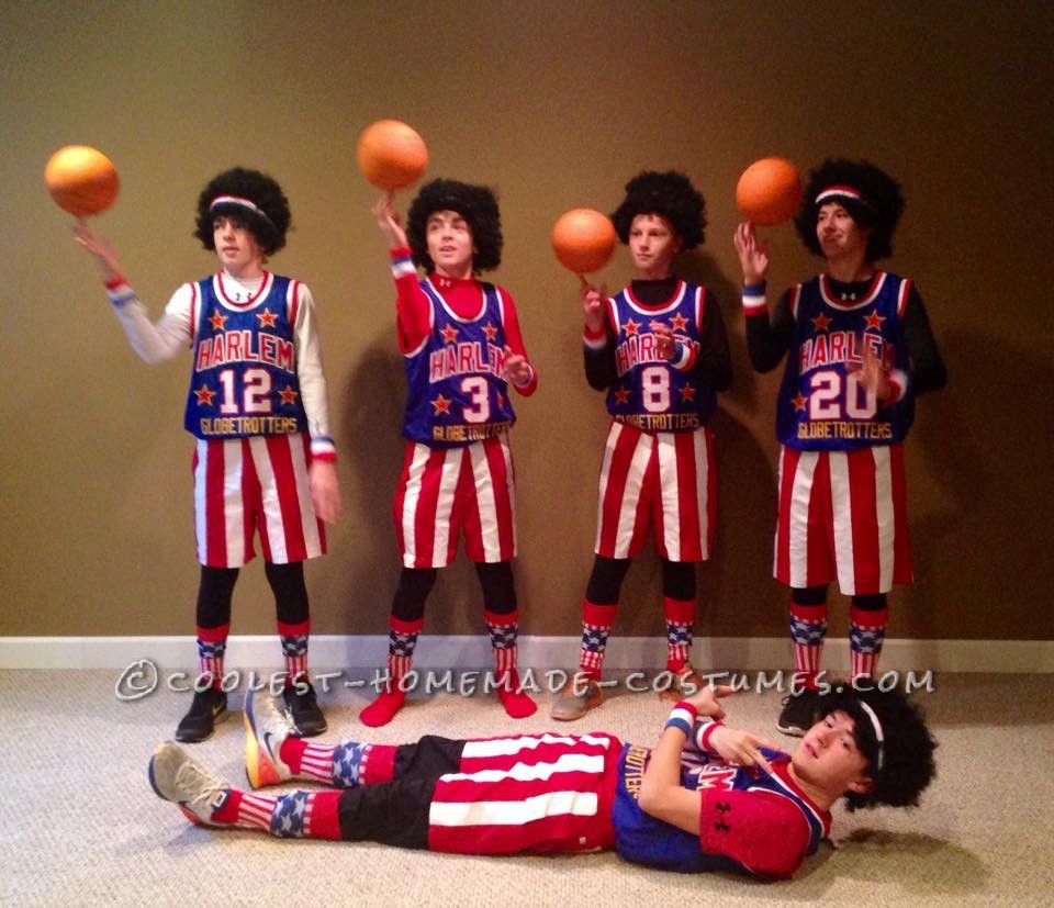 Best Harlem Globetrotters Boy Group Costume