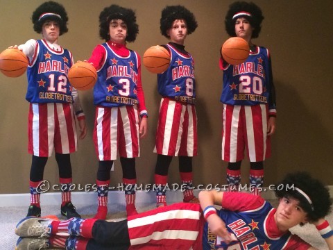 Best Harlem Globetrotters Boy Group Costume