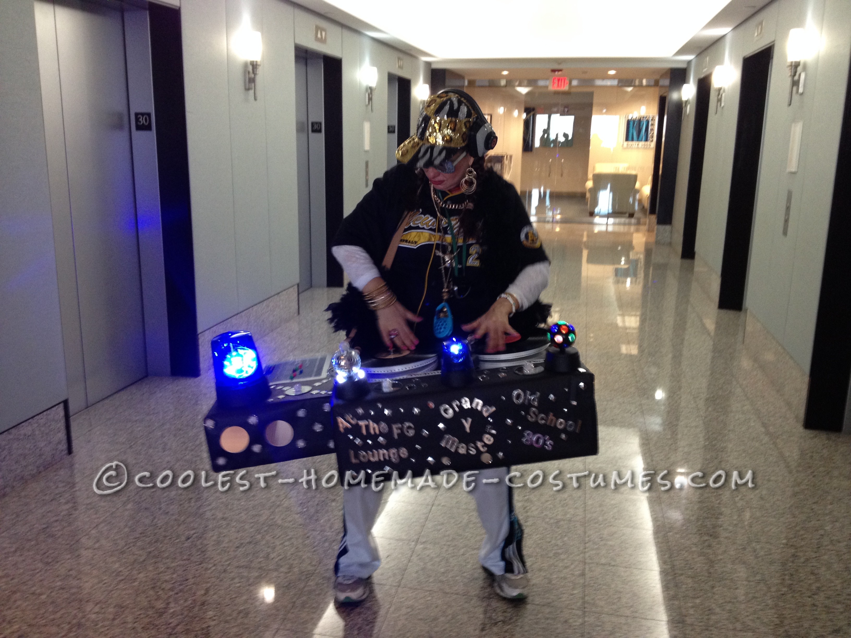 Best Old School 80's DJ Booth Costume