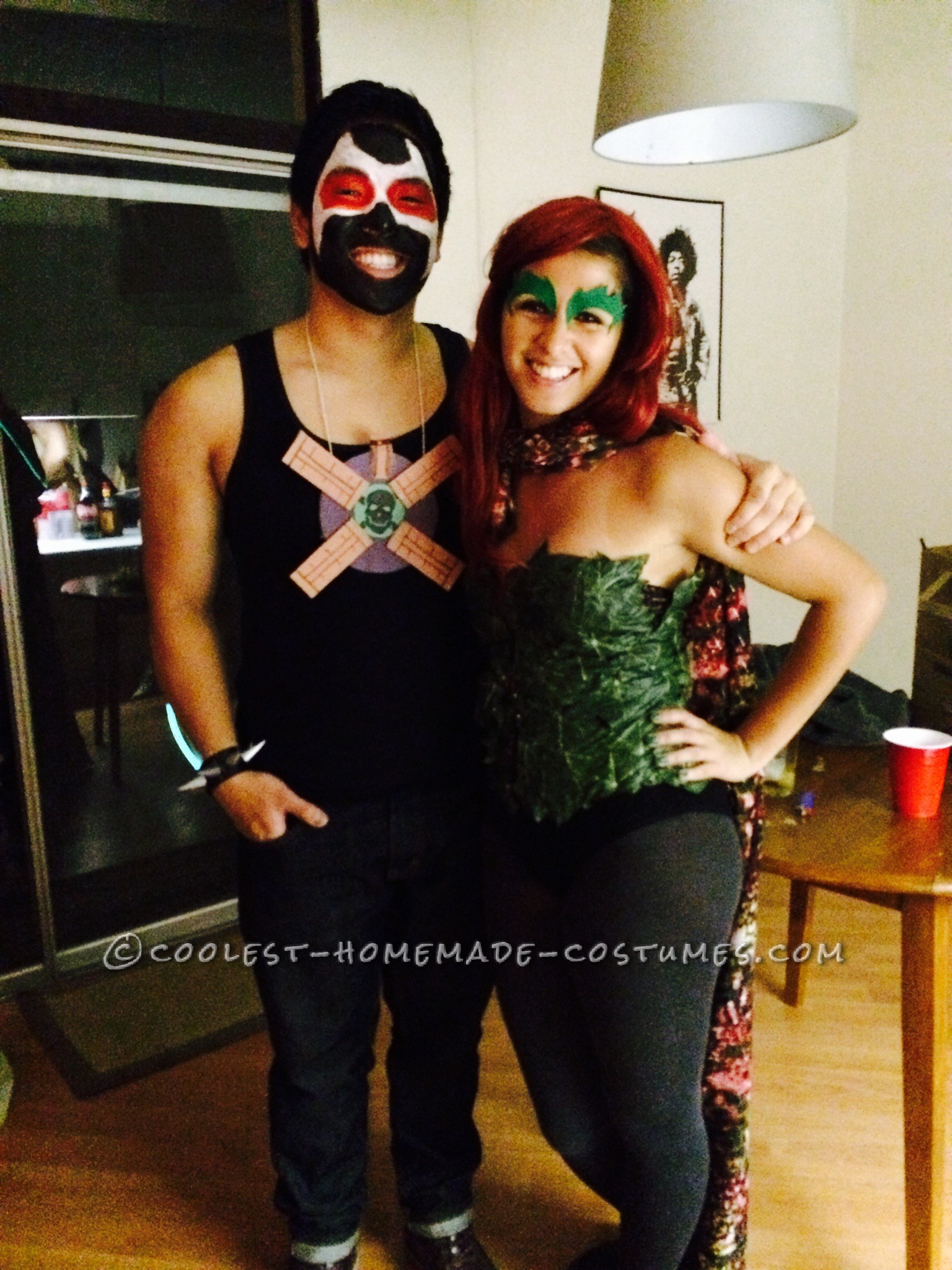 Best Poison Ivy and Bane Couples Halloween Costume