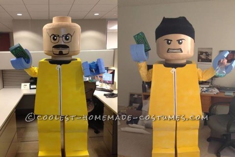 Original Homemade Lego Couple Costume