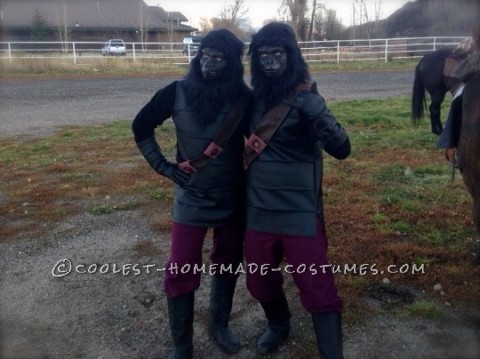 Coolest Ever DIY Planet of the Apes Couple Costume