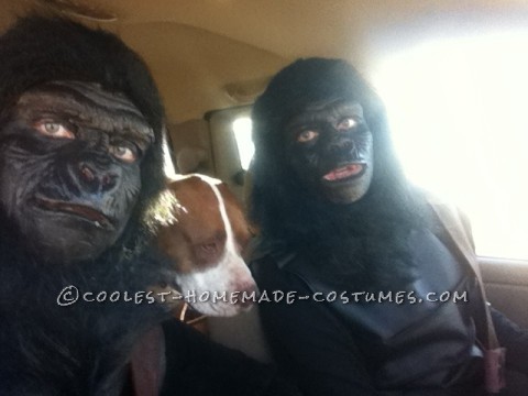 Coolest Ever DIY Planet of the Apes Couple Costume