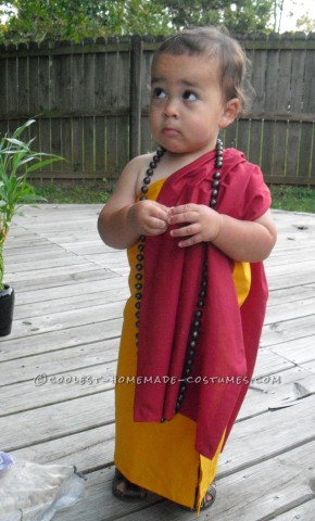 Cutest Buddhist Monk Toddler Costume