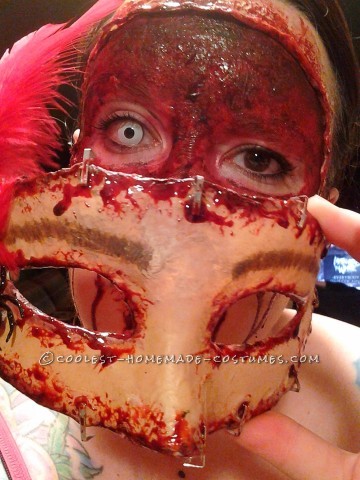 Disturbing Halloween Makeup - Buffalo Bill's Masquerade Party