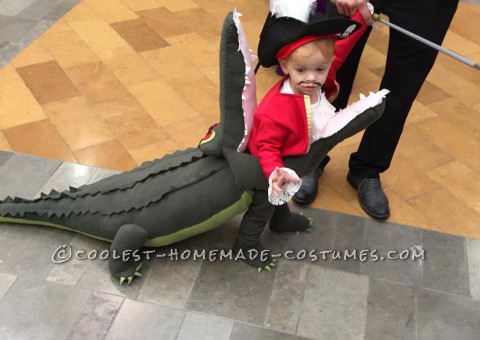 Awesome Costume Idea: Captain Hook Getting Eaten by Tick Tock Crocodile!