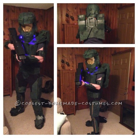 Awesome Cardboard Master Chief Costume