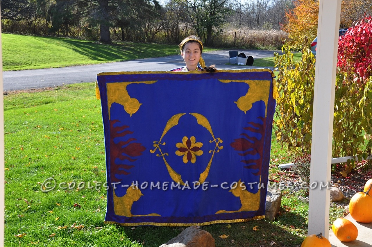 Coolest Homemade Disney's Aladdin Carpet Costume