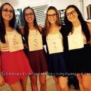 Cheap, Cute & Easy Group College Girl Costume