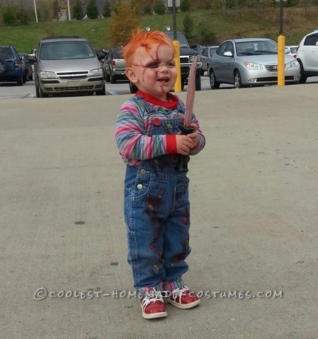 Chucky Toddler Costume - the Beginning, When He Was Two Years Old