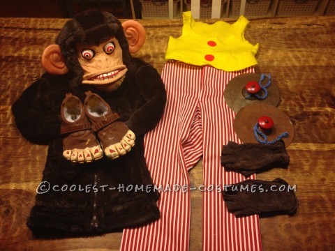Coolest Homemade Clapping Monkey Costume