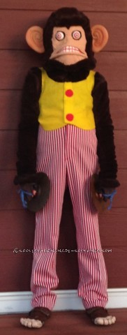 Coolest Homemade Clapping Monkey Costume