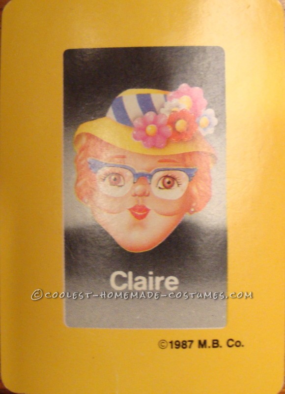 Coolest Guess Who Costume - Claire (Easy & Comfortable)