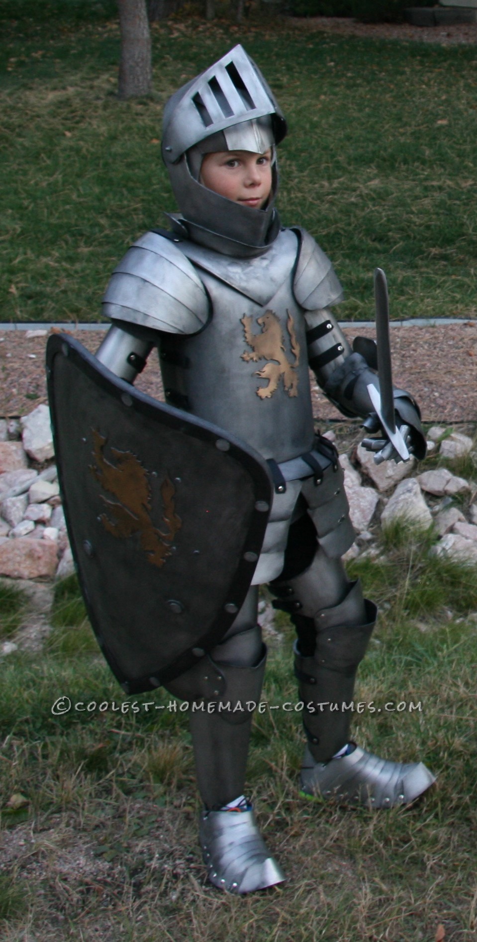 Coolest Kid's Medieval Knight DIY Halloween Costume