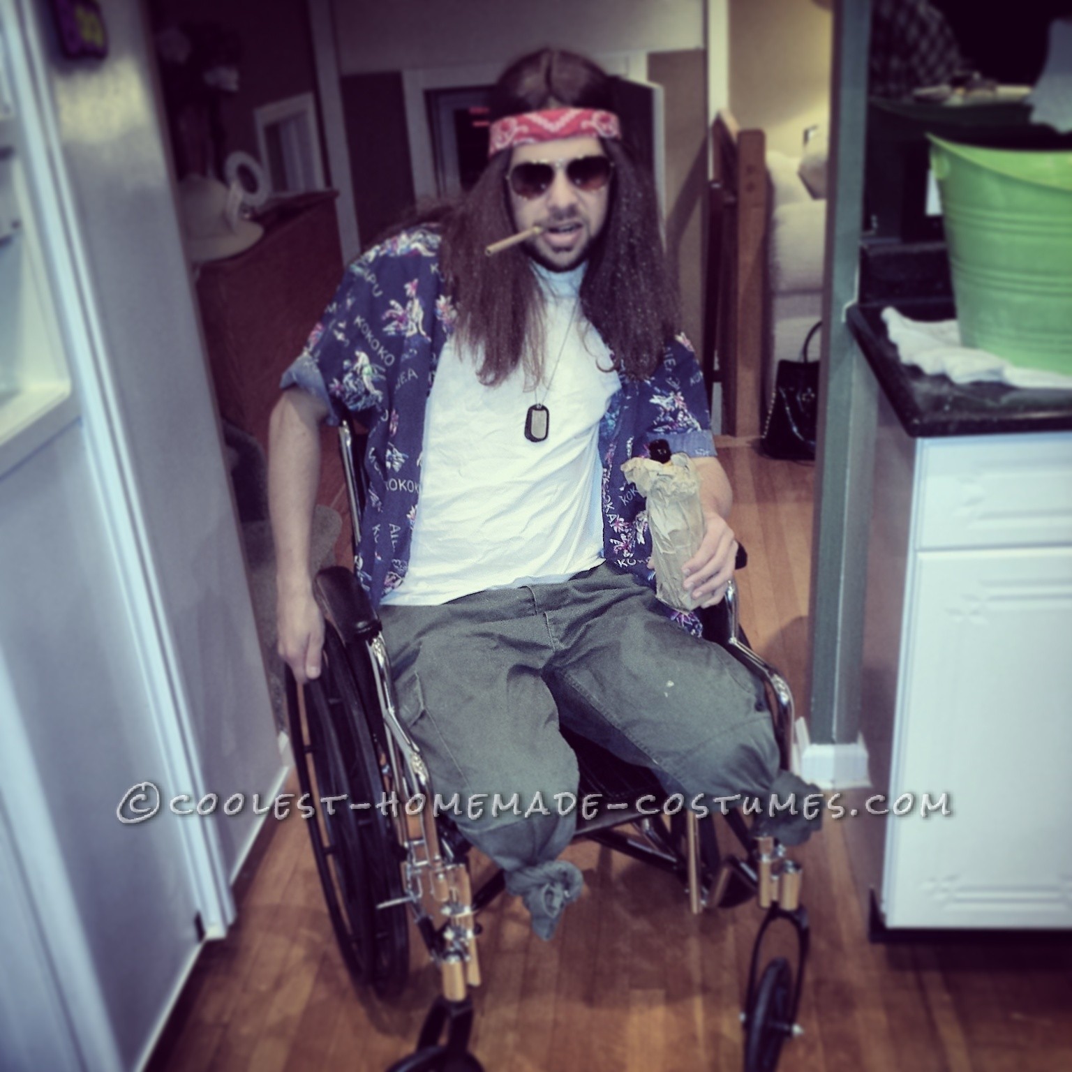 lieutenant dan forrest gump costume