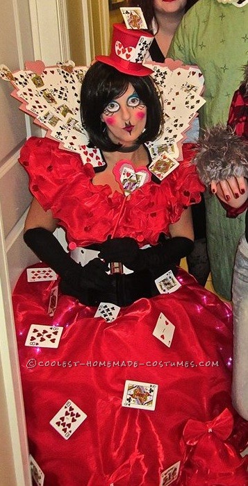 Coolest Queen of Hearts Costume Made in 2 Days!