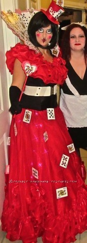 Coolest Queen of Hearts Costume Made in 2 Days!