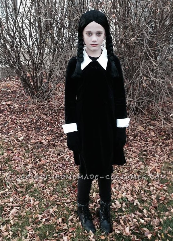 Easy wednesday addams costume cheap