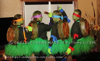 Cowabunga! DIY Ninja Turtle Costumes for Female Group