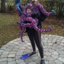 Crazy Baby Octopus Costume With Moving Tentacles