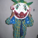 Unique and Crazy Big Headed Clown Costume for a Boy