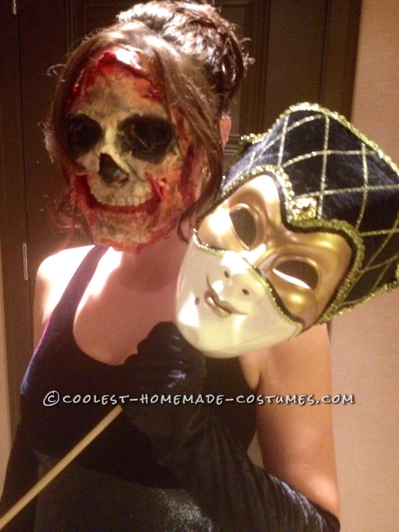 Creepy Super Scary Masquerade Women's Costume