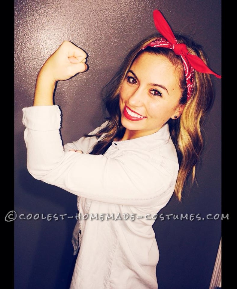 Cute and Easy Rosie the Riveter Costume