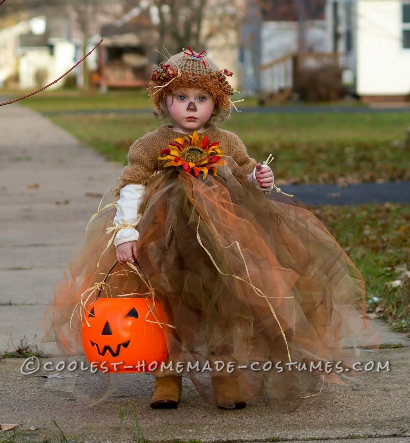 Cutest Scarecrow Costume Ever for a Toddler