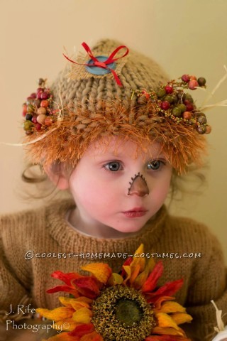 Cutest Scarecrow Costume Ever for a Toddler