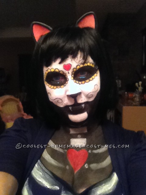 Original Day of the Dead Cat Costume