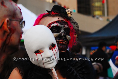 Dead Masquerade Zombie Couple Costume