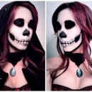 Deceptively Simple Skull Makeup Makes Anything a Costume!