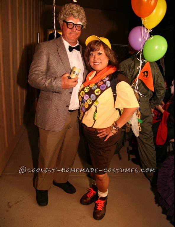 Homemade Up Characters - Russell and Carl Couple Costume