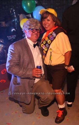 Homemade Up Characters - Russell and Carl Couple Costume