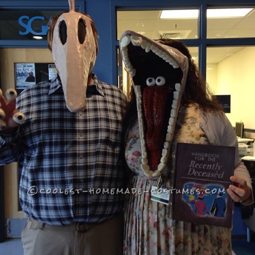 DIY Beetlejuice Adam and Barbara Maitland Costumes