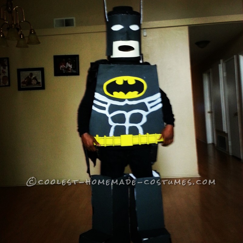 First Try DIY Lego Batman Halloween Costume
