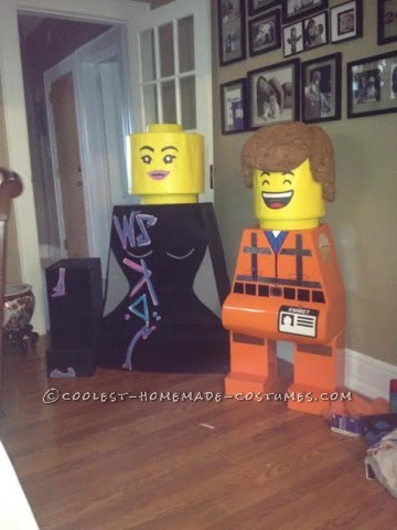 Cool DIY Lego Family Costume