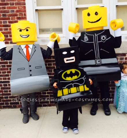 Cool DIY Lego Family Costume