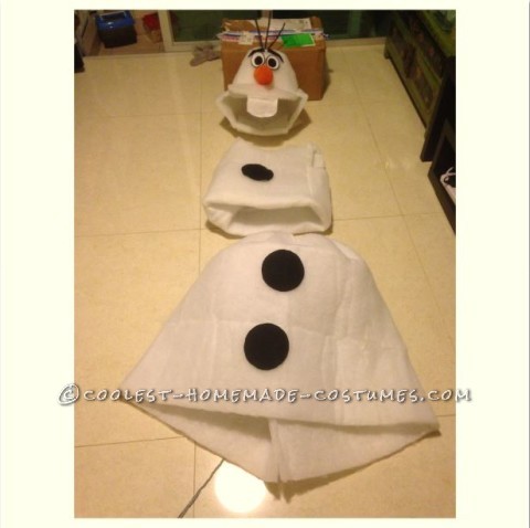 Cool DIY Olaf Costume for Teens