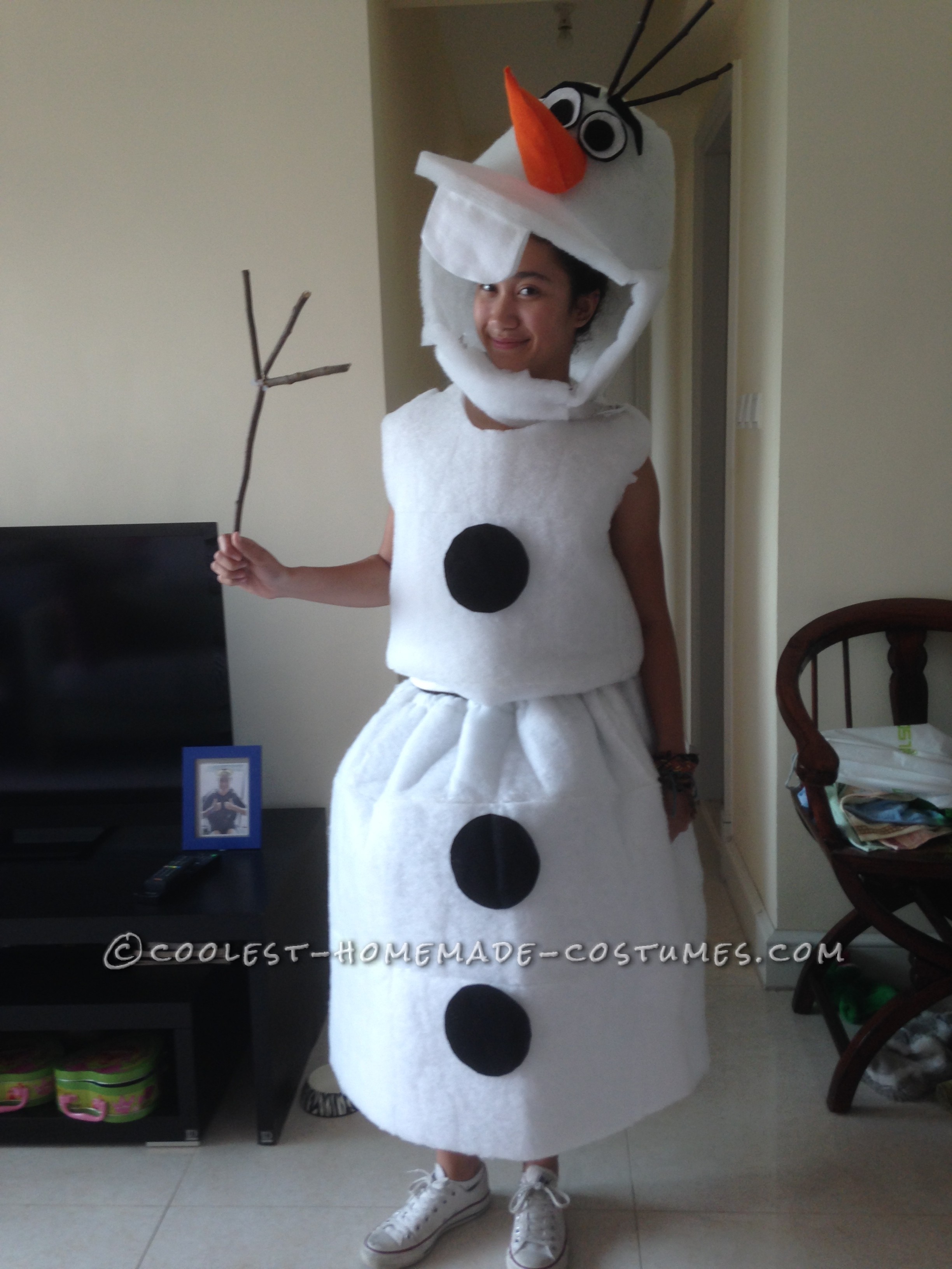 Cool DIY Olaf Costume for Teens