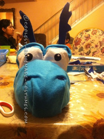 Homemade Docmcstuffins Stuffy the Dragon Costume for a Boy