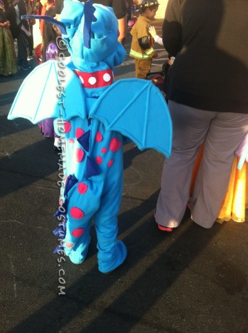 Homemade Docmcstuffins Stuffy the Dragon Costume for a Boy