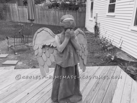 Dr. Who Weeping Angel Costume for a True 10 Year Old Whovian!