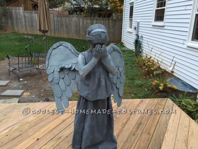 Dr. Who Weeping Angel Costume for a True 10 Year Old Whovian!