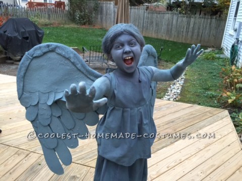 Dr. Who Weeping Angel Costume for a True 10 Year Old Whovian!