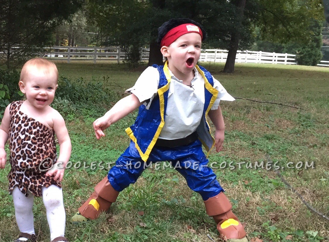 Coolest Homemade Duct Tape Jake the Neverland Pirate Costume