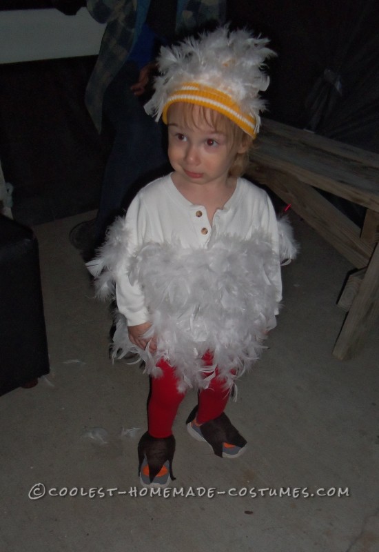 diy chicken costume baby